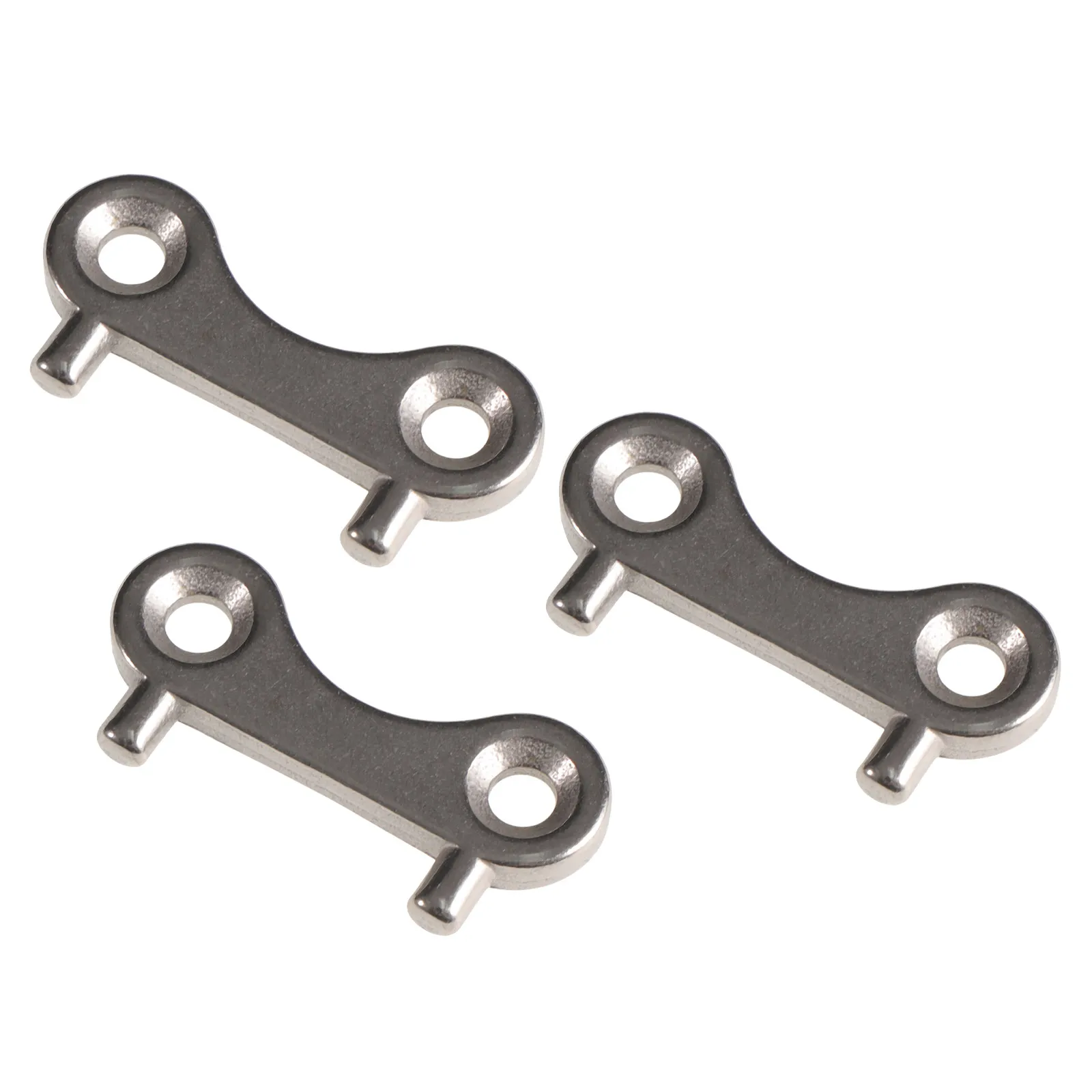 3Pcs Marine Gas Cap Key Stainless Steel Boat Deck Fill Plate Replacement Fuel Water Tank Marine Tool Gas Cap Removal Tool