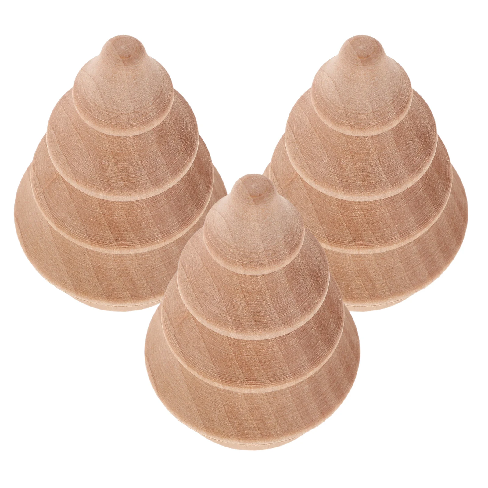 

3Pcs Unfinished Wood Rustic Christmas Tree Table Centerpieces DIY Paintable Holiday Farmhouse Shelf Kitchen Office Xmas