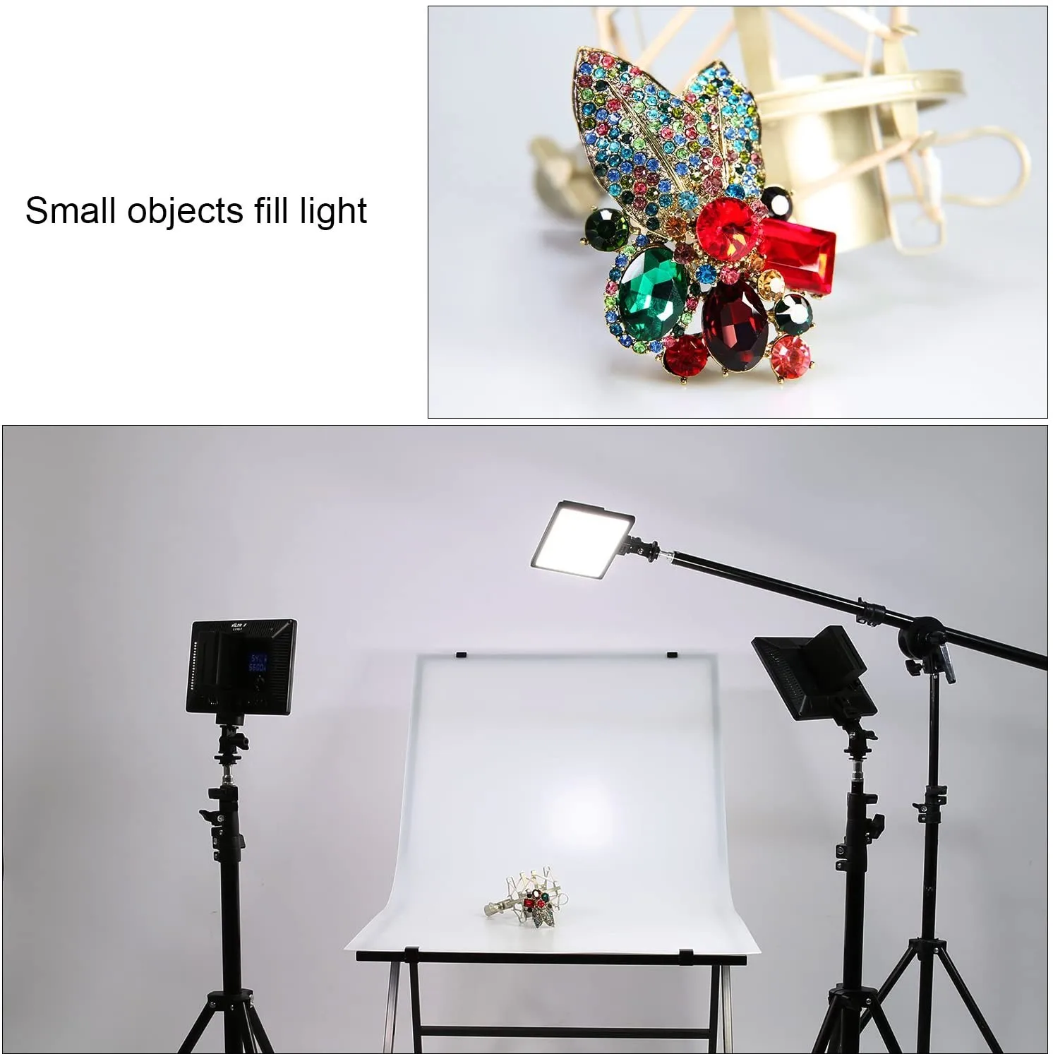 Viltrox L116T LED Video Light Ultra thin LCD Bi-Color & Dimmable DSLR Studio LED Light Lamp Panel for Camera DV Camcorder