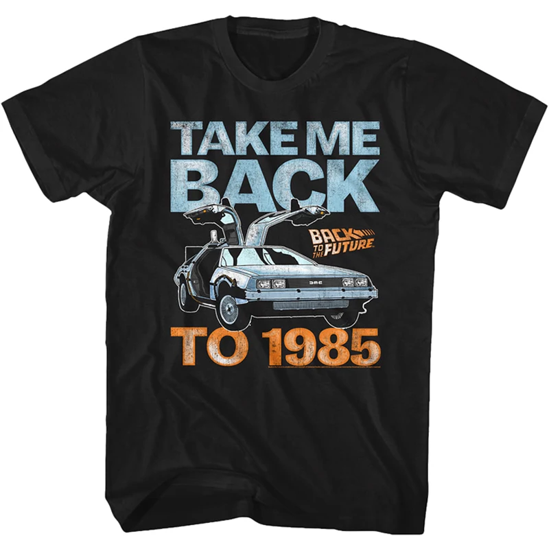 Back To The Future Vintage Car GRAPHIC T Shirt for Men Camiseta Summer Short Sleeve T Shirts Back To Future Tee Tops Streetwear