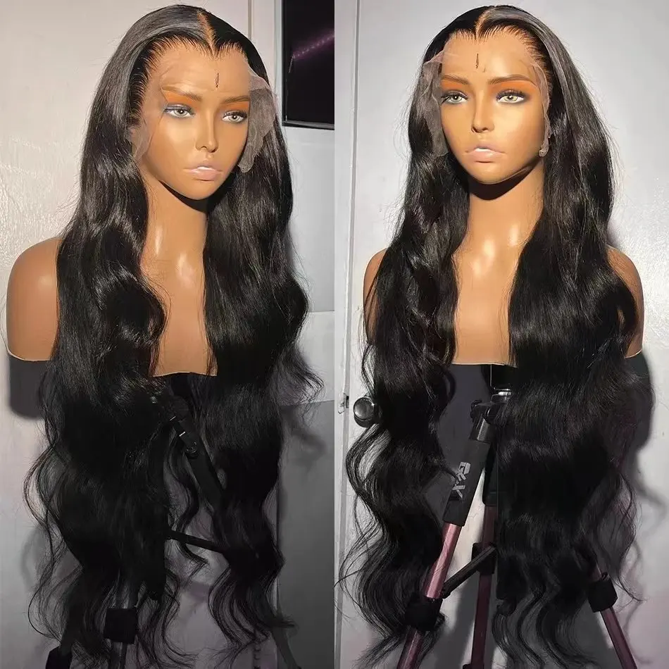 Rosabeauty 13X4 Body Wave 13X6 Lace Frontal Human Hair Wigs HD Transparent Lace Front 5x5 Glueless Water Wave Wigs 250 Density