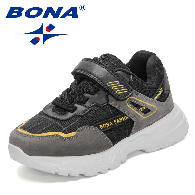 BONA 2023 nuovi designer calzature da Jogging ragazze scarpe sportive per il tempo libero bambini Sneakers alla moda ragazzi scarpe Runnig scarpe da