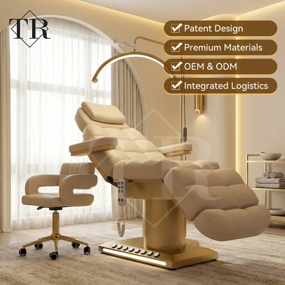 

Comlete Set Custom Foldable Adjustable Beauty Lashista Eyelash Massage Table Spa Salon Facial Chair Pink Curve Lash Bed