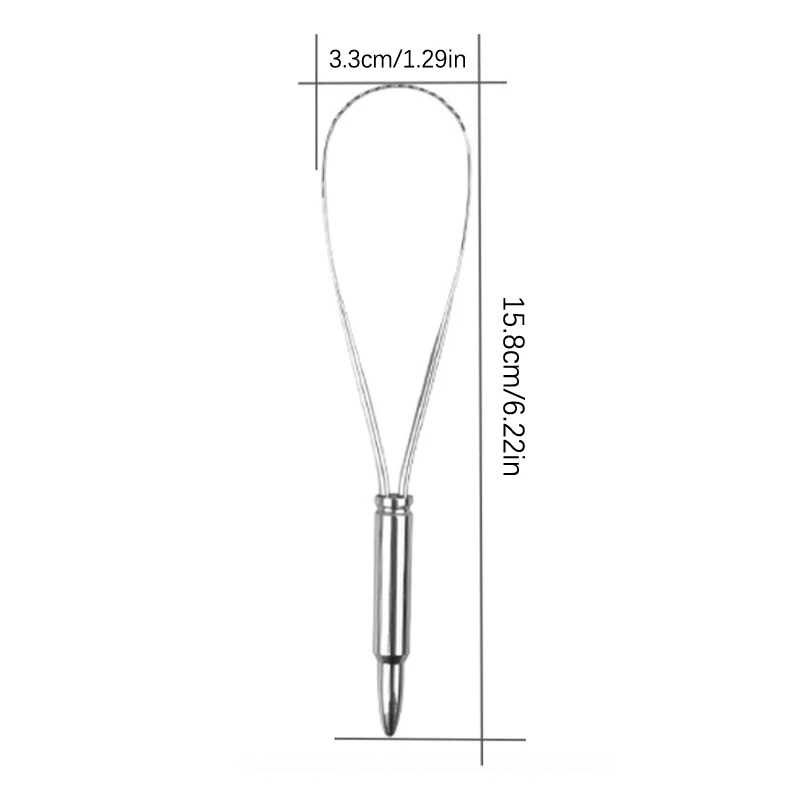 Double Sided Stainless Steel Tongue Scraper Metal Tongue Fresh Breath Cleaning Coated Toothbrush Oral Hygiene