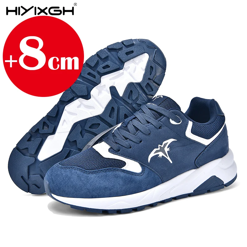 

Мужские толстые туфли-лифты, увеличивающие рост на 8 см, спортивная обувь для мужских повседневных кроссовок для бега на открытом воздухе с лифтом