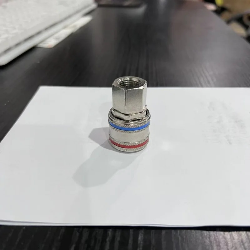 Quick connector 1/4NPT air compressor air pipe connector female connector with internal and external threads pneumatic tool