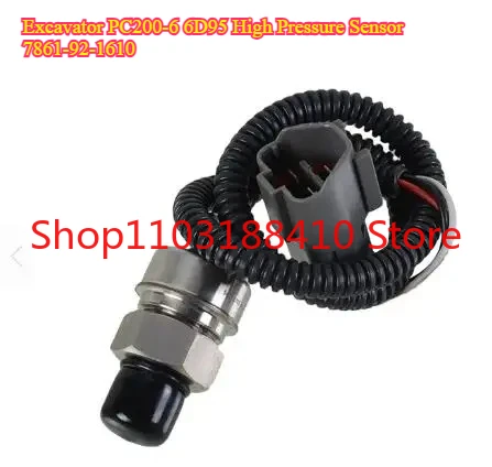 

Экскаватор PC200-6 6D95 Датчик высокого давления 7861-92-1610 для Komatsu Высококачественный соленоид гидравлического насоса pc220-6 pc210-6