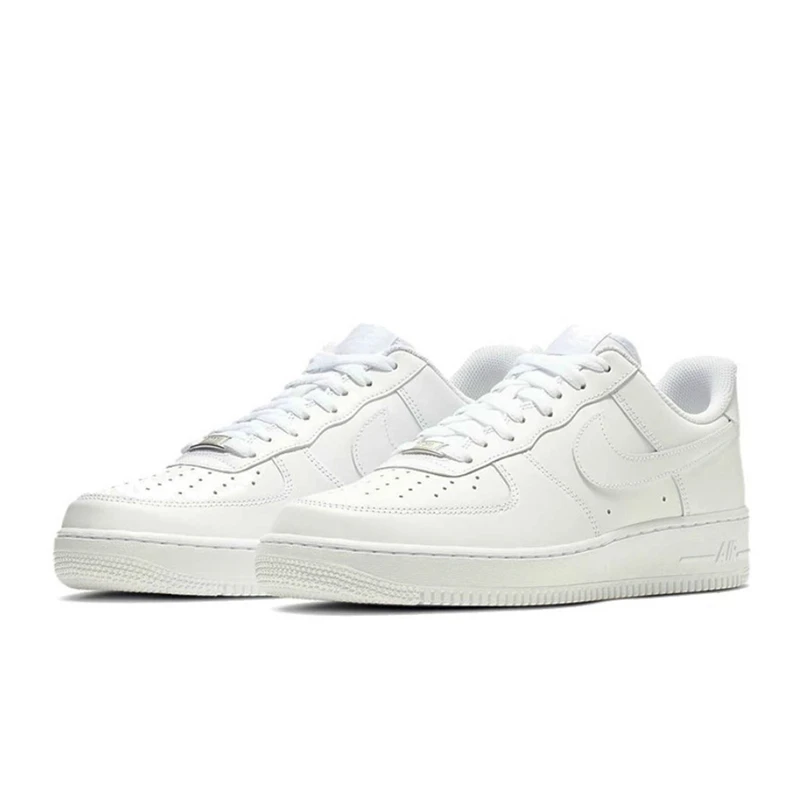 Nike Air Force 1 07 uomo donna scarpe da skateboard classici nero bianco vera pelle antiscivolo comode Sneakers da corsa Af1