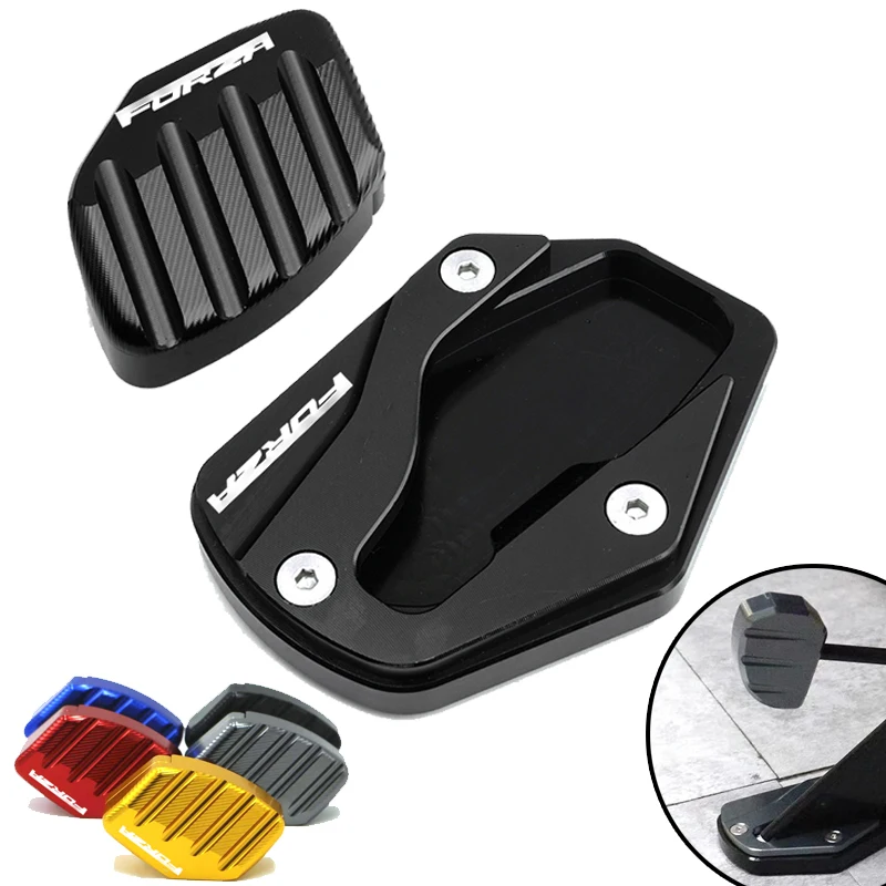 

For HONDA FORZA 350 Forza 300 NSS Forza350 Forza300 NSS350 Accessories Side Stand Enlarge Plate Kickstand