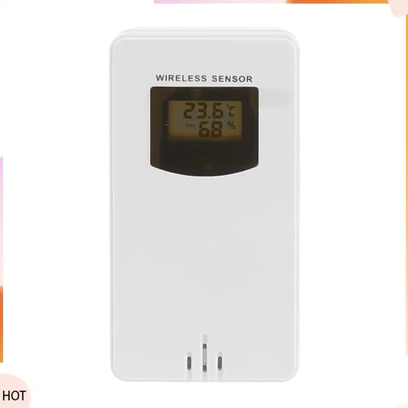 News Wireless Temperature Humidity Meter Thermometer Hygrometer Outdoor Indoor Transmitter For Fanju