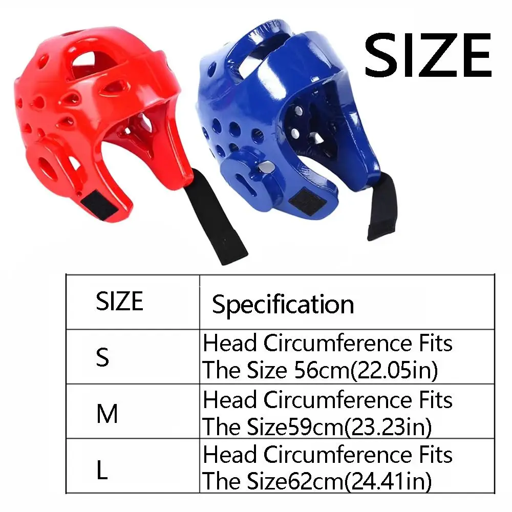 حماية الرأس خوذة التايكوندو والعتاد المحمولة S/M/L كيك بوكسينغ خوذة لمرة واحدة صب مادة البولي يوريثان خوذة الكاراتيه شرارة