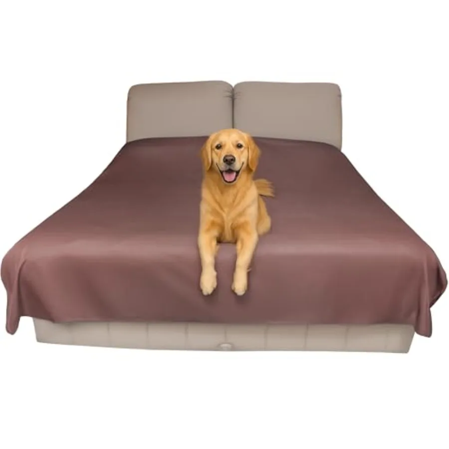 

Thin Reversible Waterproof Protective Cover or Liner for Bed or Couch, for Dogs and Cats, Babies; Incontinence, Dirt, Drool Kin