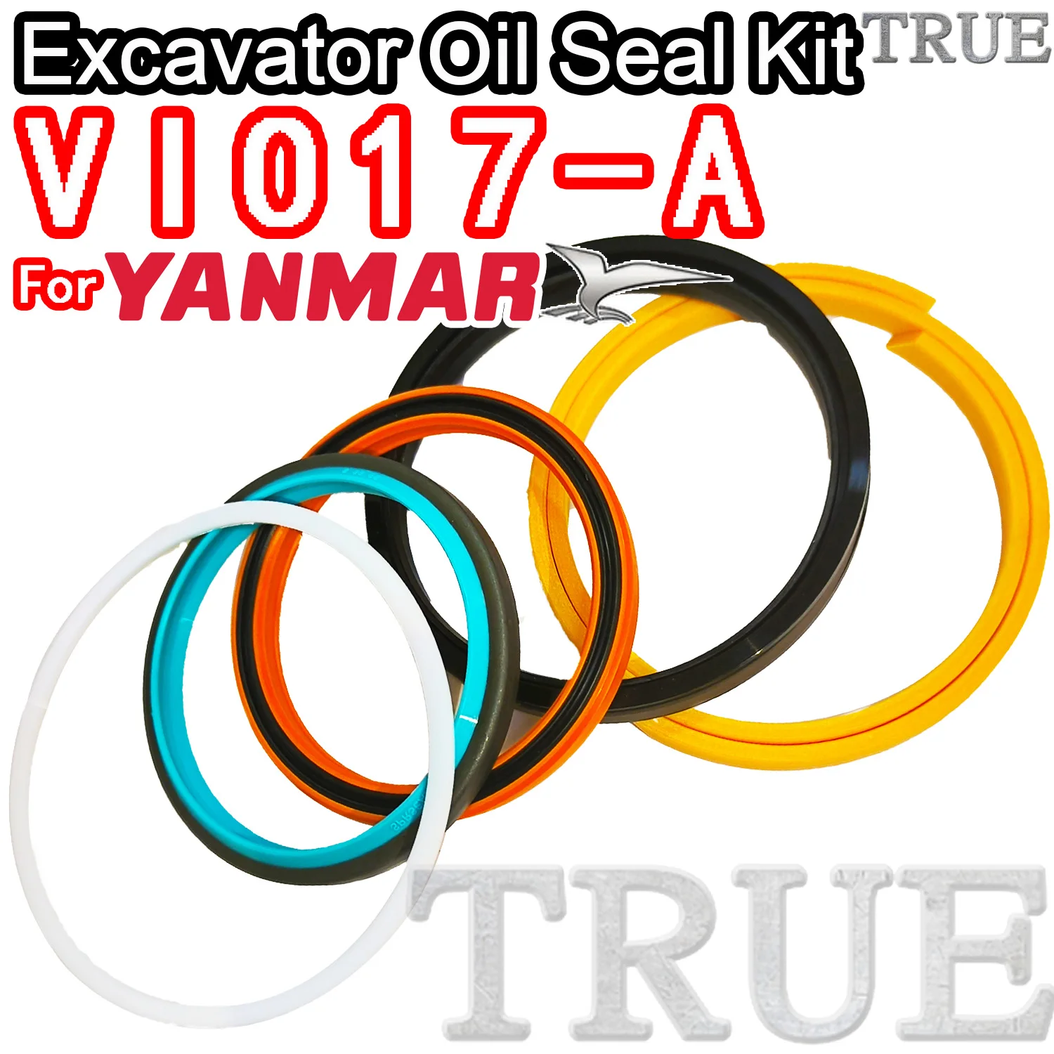 

For VIO17-A Yanmar Oil Seal Excavator Repair Kit VIO17 A TRAVEL Joystick Engine O-ring Cylinder BOOM ARM Bucket Hydraulic Pump