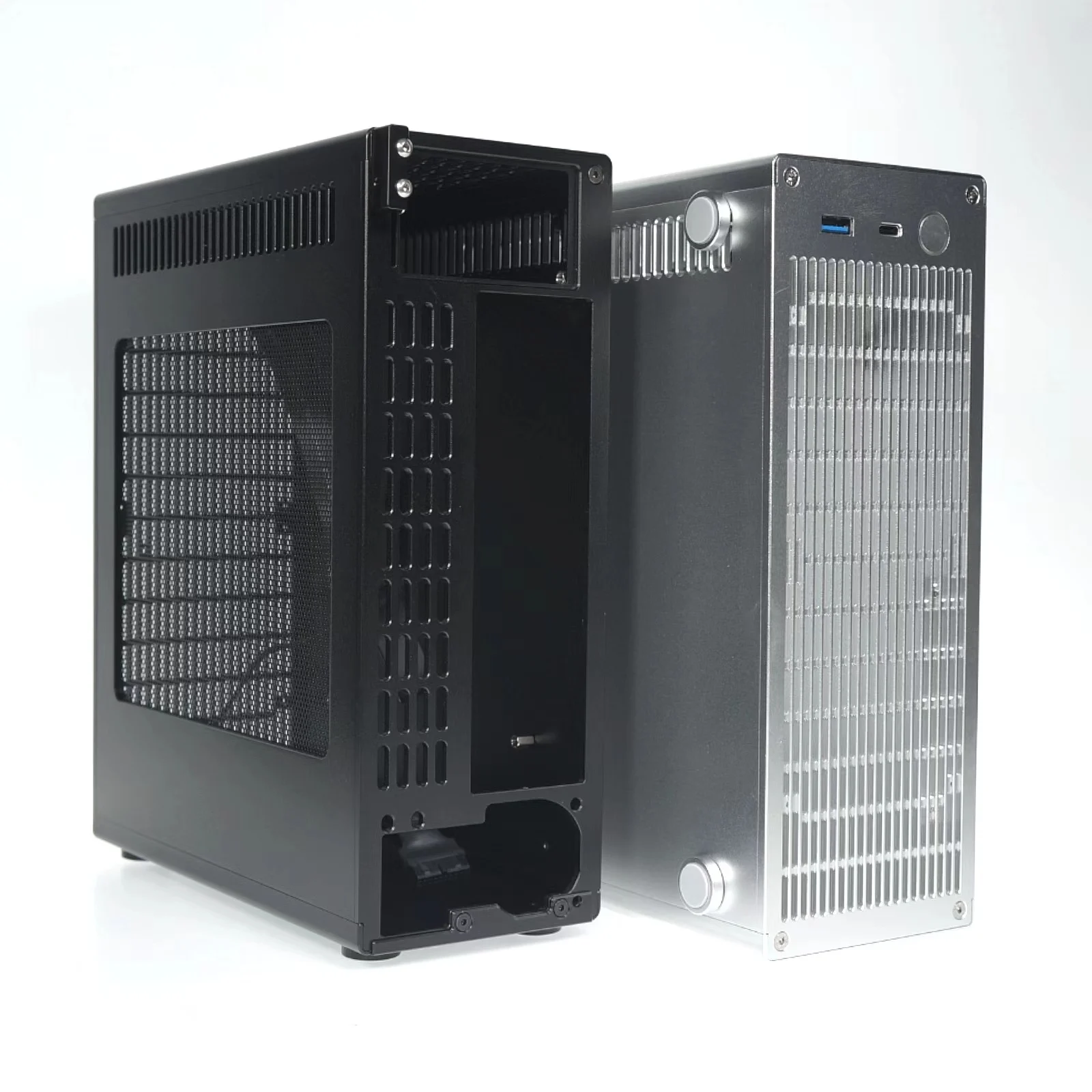 ZS-D2/ITX Half height Knife Card Computer Case, Version V3 \ 4.9L Volume All Aluminum Case