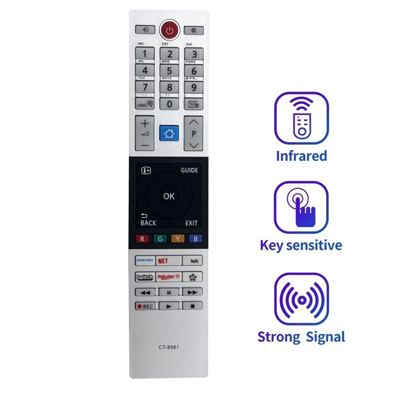 HFES CT-8561 sostituisci il telecomando per il telecomando TOSHIBA SMART LED TV