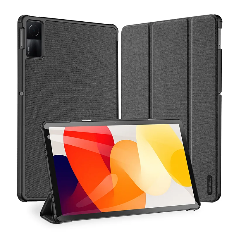 Para Redmi Pad SE Tablet funda protectora Pad 2 Tablet funda protectora tres pliegues funda anticaída
