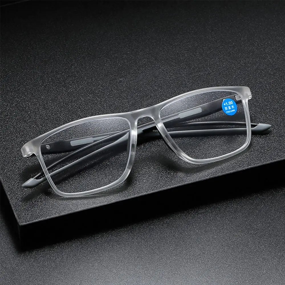 

Blue Ray Blocking Anti-Blue Light Reading Glasses Eye Protection TR90 Hyperopia Glasses Ultralight Sports