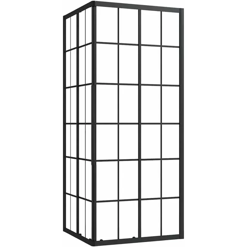 Shower Cabin 31.5x27.6x70.9 Inches Aluminum Glass Enclosure