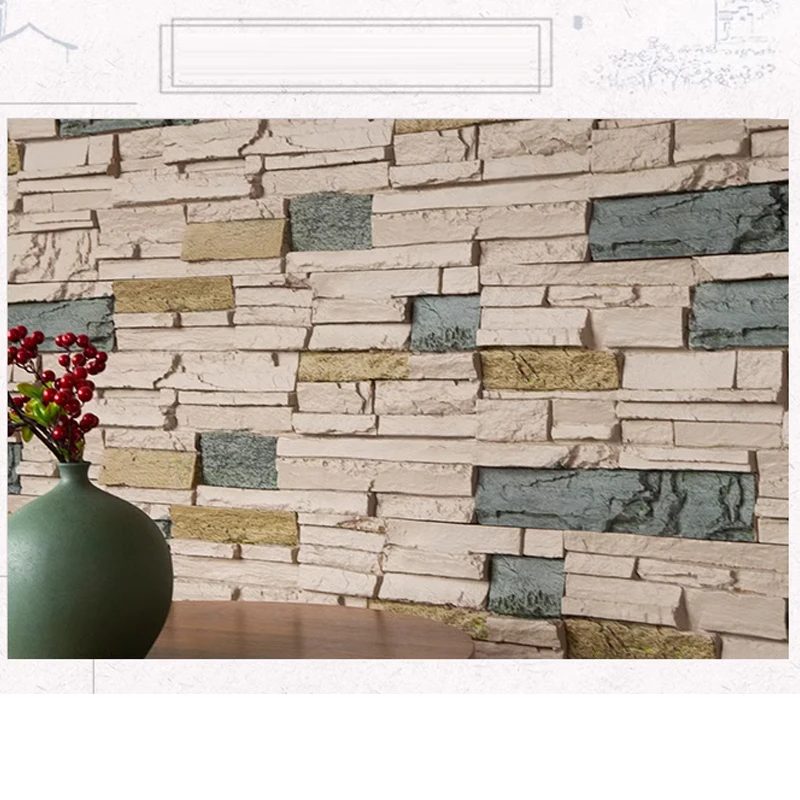 150X60CM PU strip rock, stone skin simulation, lightweight simulation, rough stone, mushroom culture, indoor and outdoor TV back