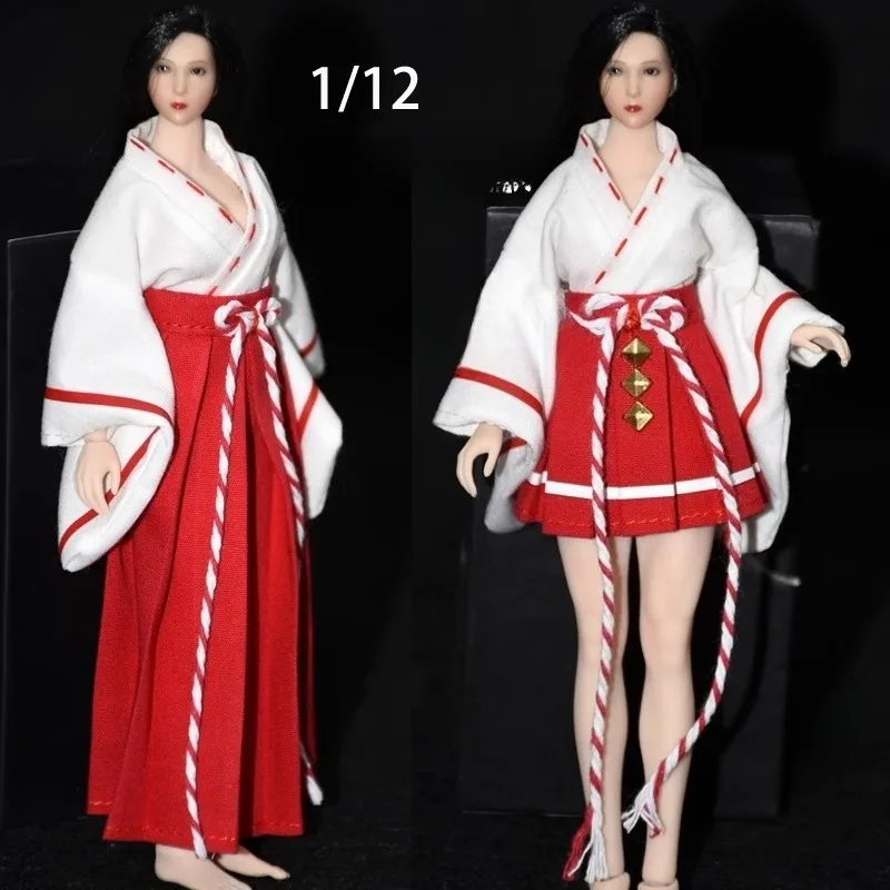 

1/12 масштабные фигурки женщина-солдат кимоно топы юбка комплект одежды модель для 6 дюймов TBLeague Phicen игрушка экшн-тело