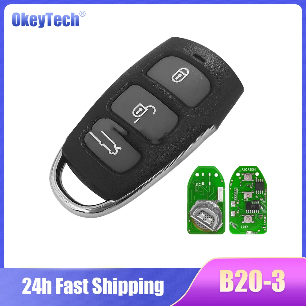 

Keydiy KD B20-3 Universal Remote Key B Series 3 Buttons Car Key for Hyundai Style for KD900 KD Mini KD-X2 Key Programmer