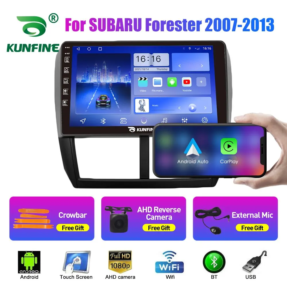 

10.33 Inch Car Radio For SUBARU Forester 2007-13 2Din Android Octa Core Car Stereo DVD GPS Navigation Player QLED Screen Carplay