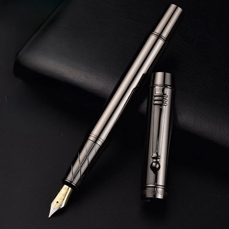 

Роскошные ручки HERO, перьевая ручка с подарочной коробкой, наконечник F 0,5 мм, студенческий учитель, художественная практика, бизнес-офисные ручки для письма, канцелярские принадлежности