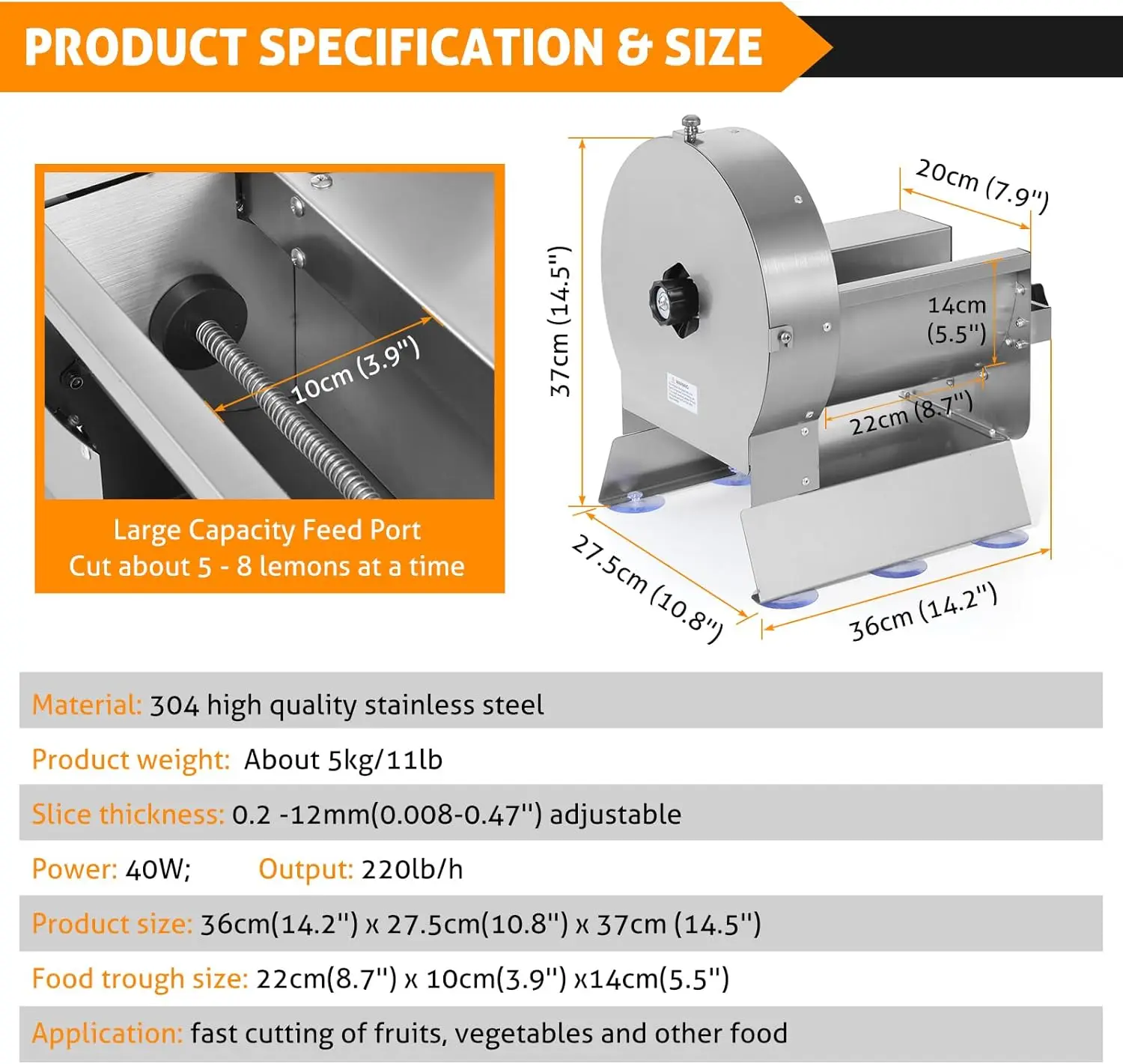 Wichemi Commercial Slicer Machine Electric Vegetable Fruit Slicer Commercial Cabbage Shredder Machine 2 In 1 Manual Electric