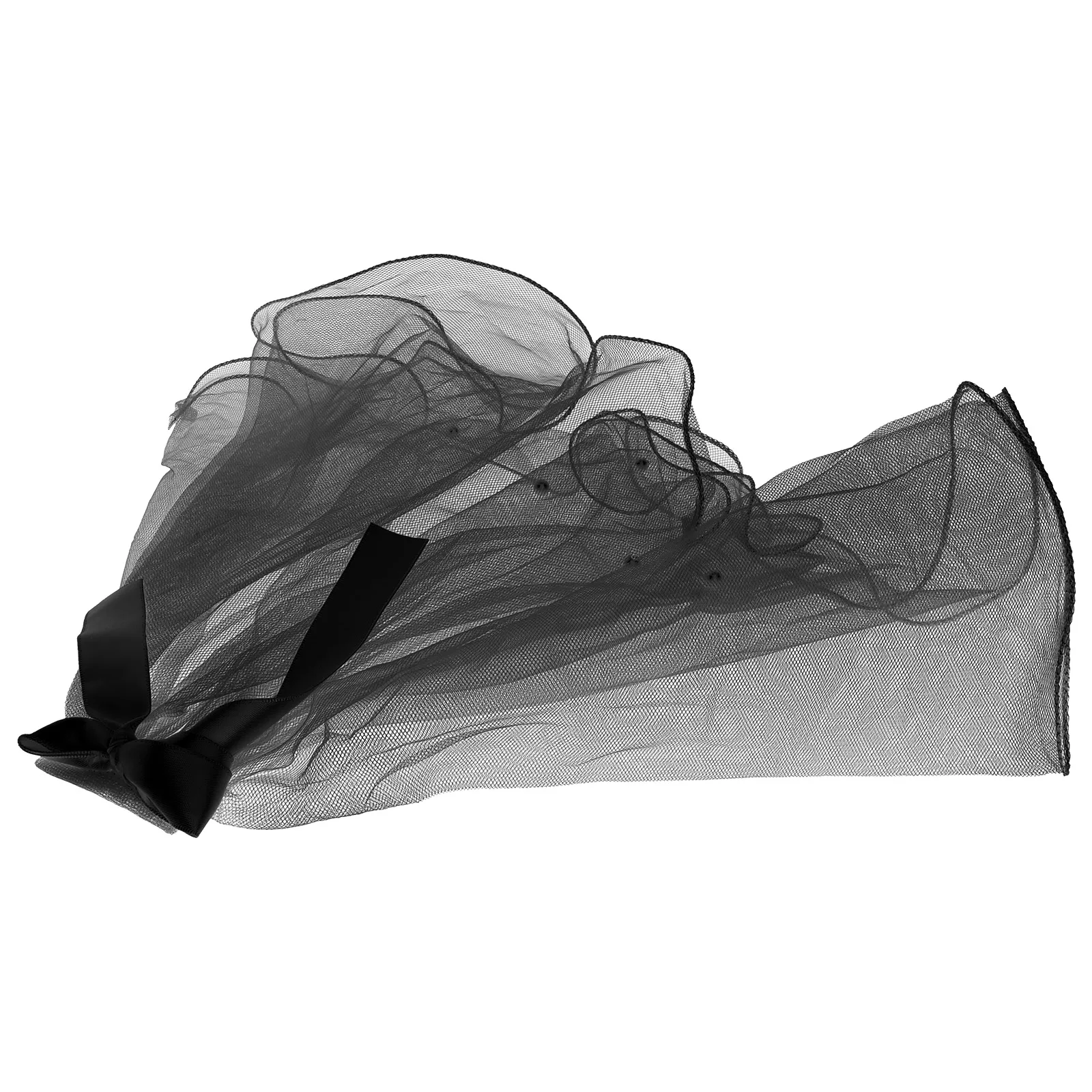 

Dog Cat Wedding Veil Bowknot Gauze Hairpin Veil Lightweight Bride Costume Pet Bridal Headdress Puppy Wedding Accessory Party