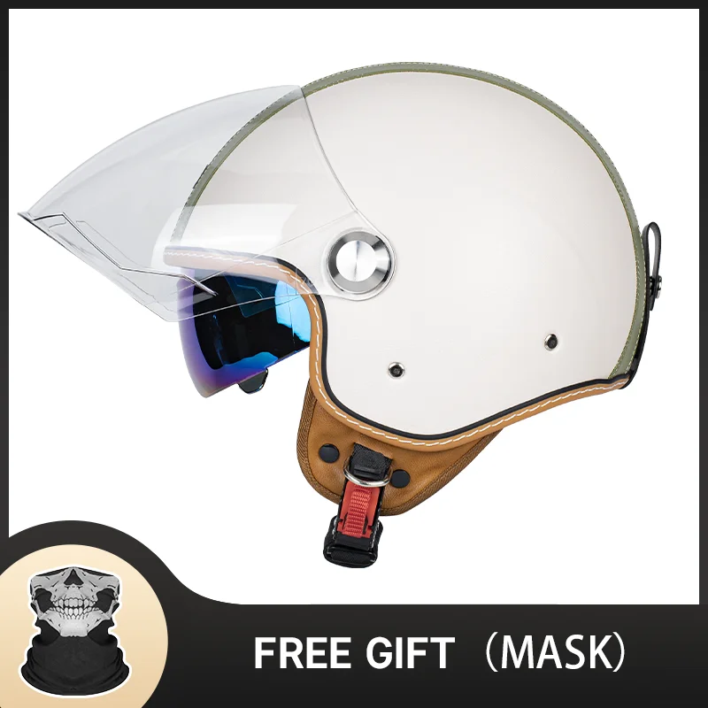 

Усовершенствованный композитный корпус 3/4, мотоциклетный шлем с открытым лицом, сильный, но легкий, обеспечивает превосходную поглощение удара для безопасности