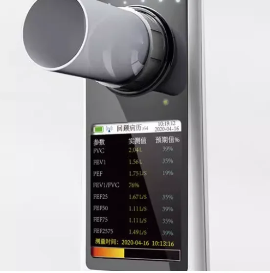 

Bluetooth Digital Spirometer Color Display Lung Function Breathing Pulmonary Diagnost USB Portable Medical Device Software SP80B