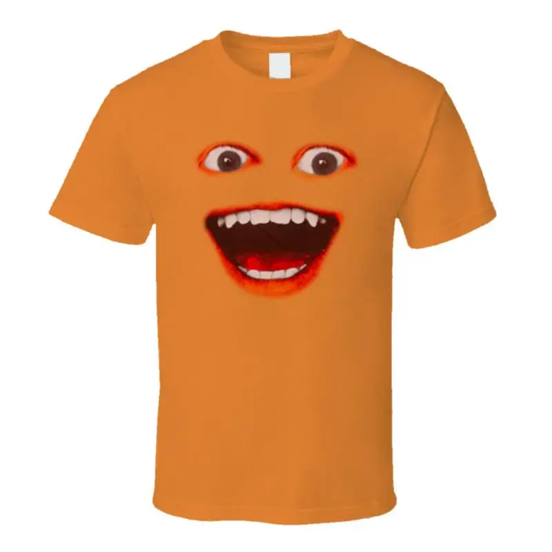 تي شيرت زي الهالوين البرتقالي المزعج