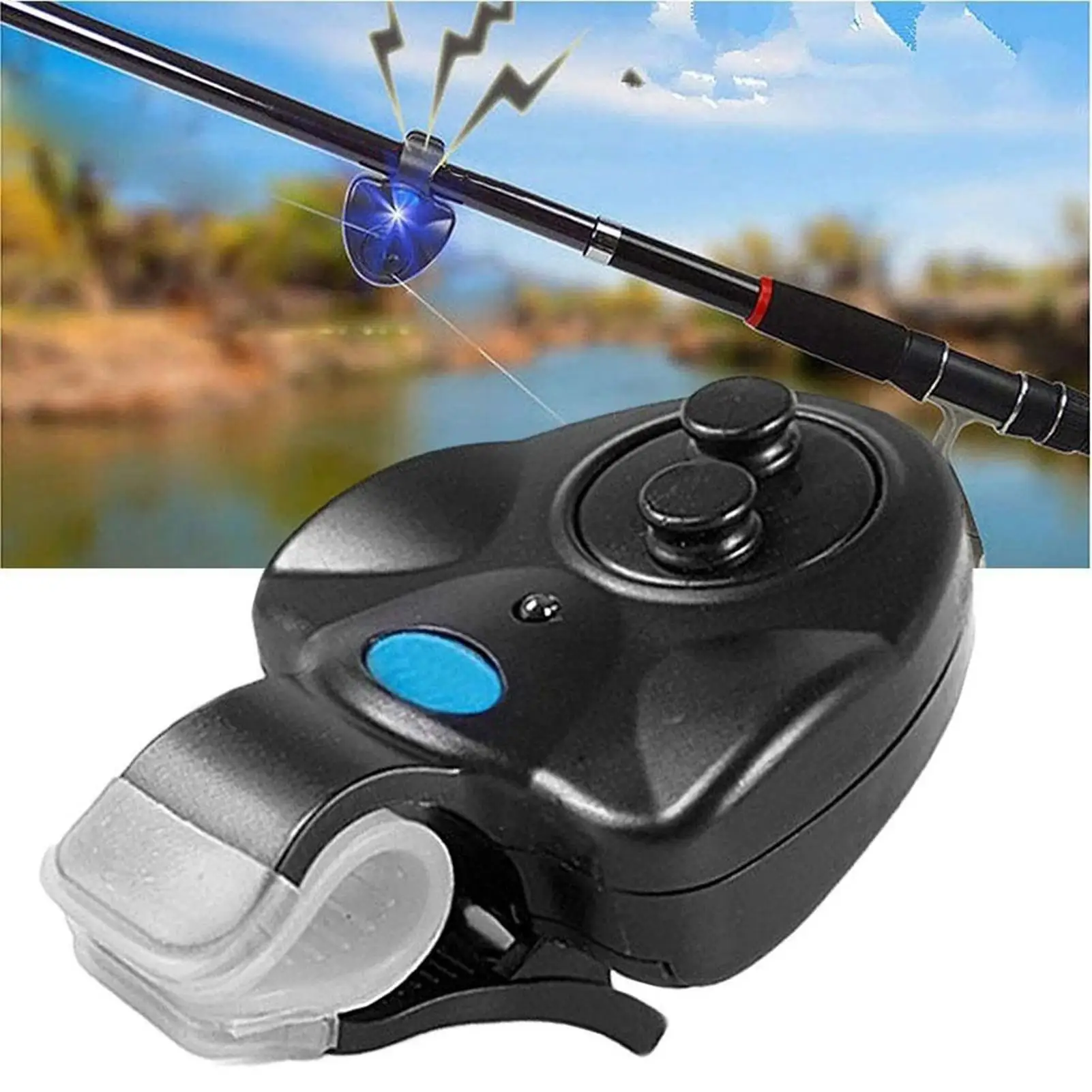 

Bite Alarms For Fishing Poles Electronic Fish Rod Bait Alert Indicator Led Alarms Adjustable Sensitivity Angling Alert For