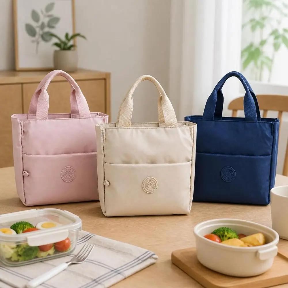 Durable Leakproof Insulated Lunch Bag Insulated Thickened Cooler Lunch Bag Large Capacity Water-resistant Tote Bag Picnic