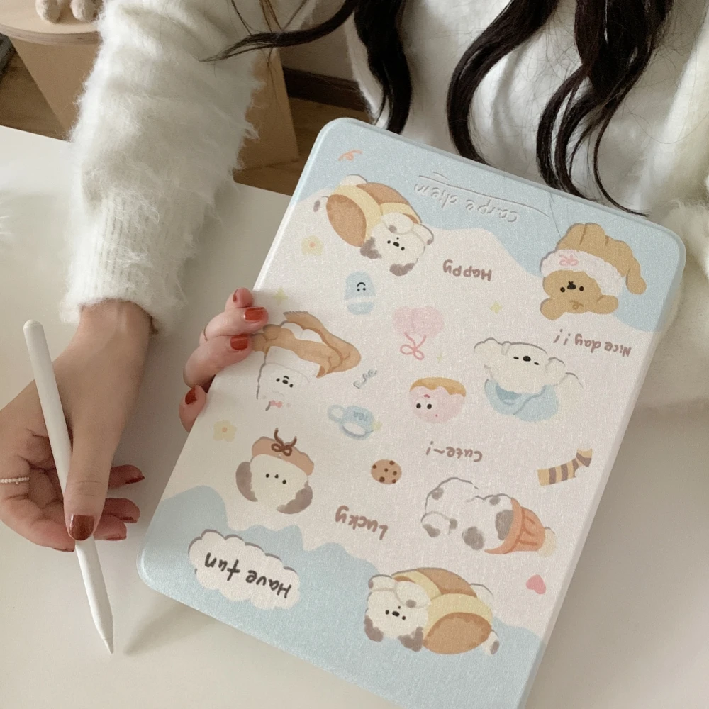 Cute Puppy Tablet Case For Apple iPad Pro 4 5 6 Generation 12.9 inches 11