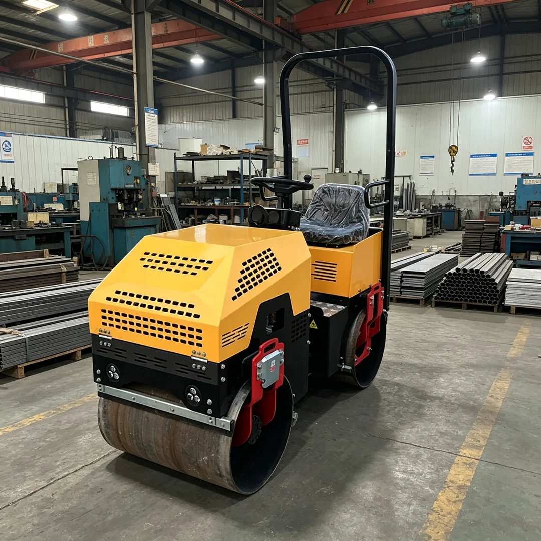 Low Price Hand Operated Mini Road Roller Compactor - Lightweight and Portable Compaction Tool for DIY and Small Jobs