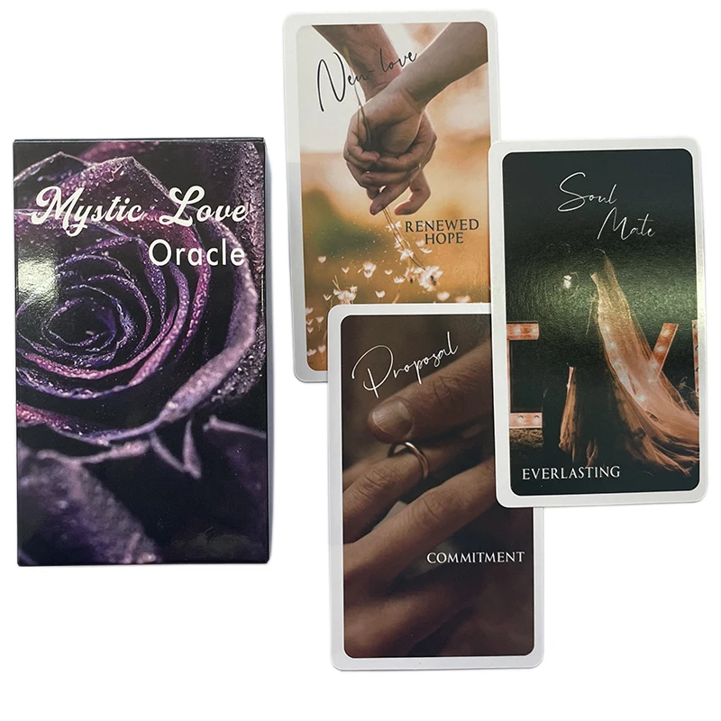 Mystic Love oracle Tarot karty gra planszowa wróżenie do użytku osobistego koty rządzą ziemią tarot Deck stolik imprezowy gry pełne po angielsku