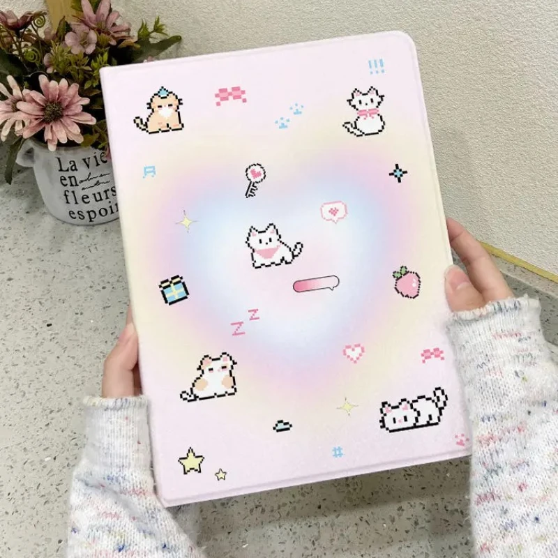 

Smart Stand Case Cover for Ipad Case 10th Generation Pro 11 2nd 3rd 4th Ipad 2017 2018 9.7 Inch10.9 10th Gen Air 2/3 10.5 Kitten