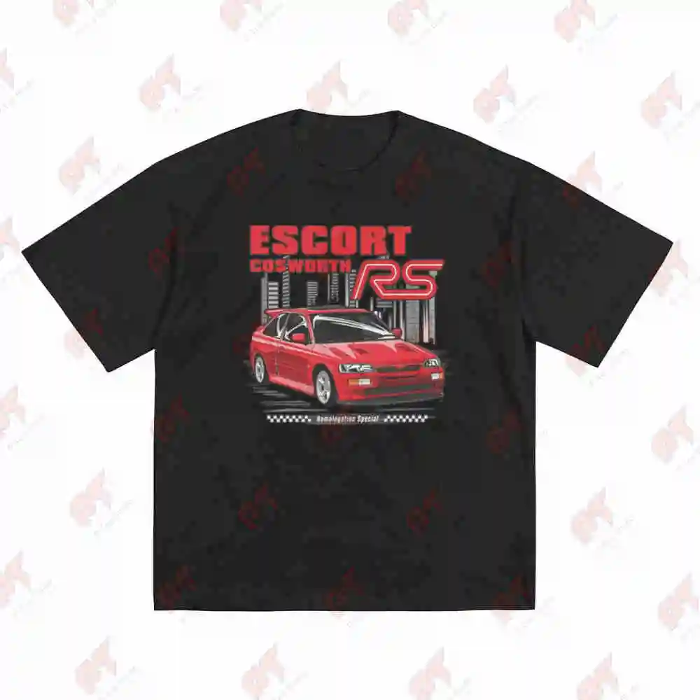 Escort RS Cosworth Short Sleeve Tee 100% Cotton T-Shirt
