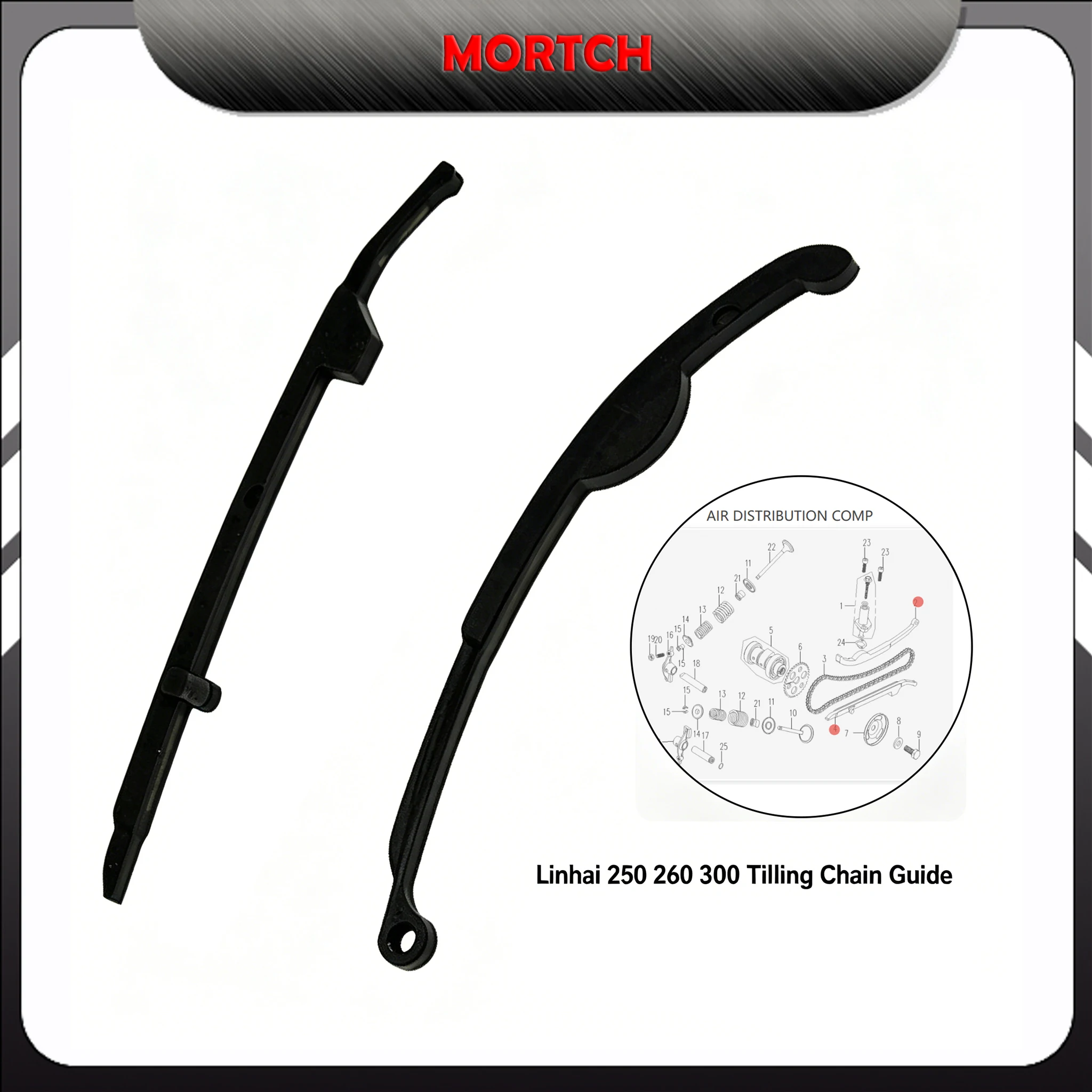 

Timing Chain Guide 250-5024 For Linhai 250 260 300 Yamaha Keeway Jinlang Feishen ATV Scooter