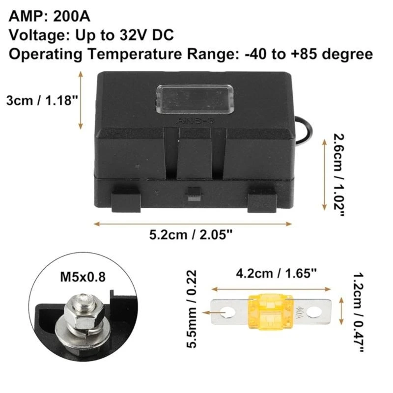 Metal Port Circuit Link Adjustable Current Simple Install for Trucks R6FB