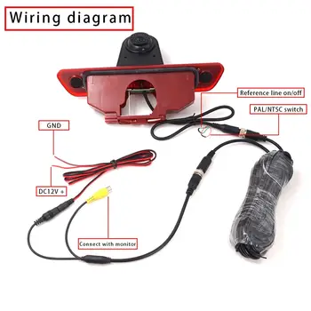 適用於豐田Proace(2007-2016)、雪鐵龍Jumpy、標緻Expert的汽車後視攝像頭,帶剎車燈攝像頭和7英寸後視鏡顯示器 10 最佳銷售 標緻 Expert 2007 - №7