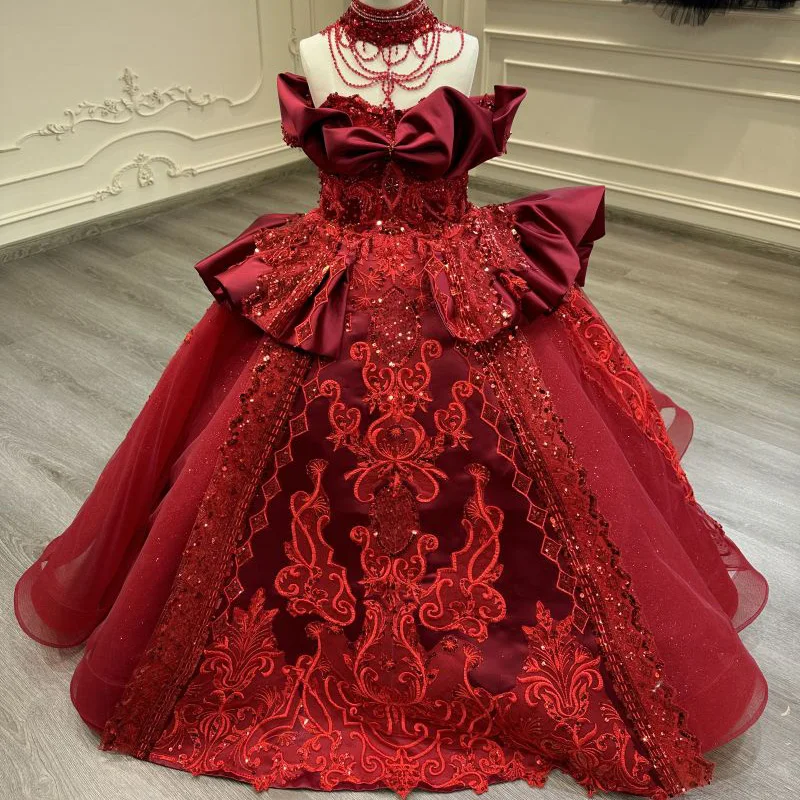 Children's red dress