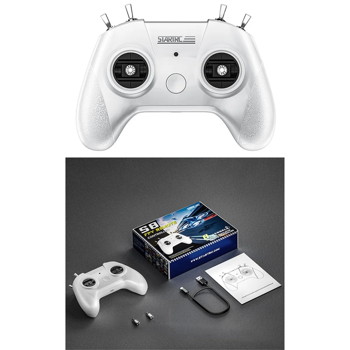 طائرة بدون طيار FPV 8CH محاكي الطيران مقبض التحكم عن بعد دعم Liftoff/DRL/AI الطائرة بدون طيار // SkyDive لسطح المكتب/الكمبيوتر المحمول #1