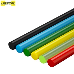 Colored Solid Polyurethane Rod Shore 80A PU Rod 20mm-50mm Beef Tendon Elastic Rubber Bar Length 500mm Customized