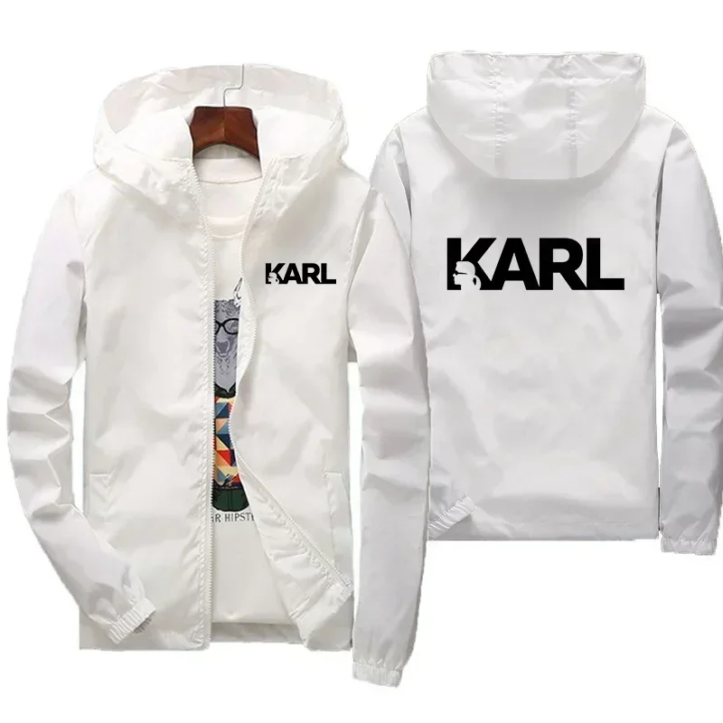 

Spring and Autumn Hooded Men Casual Vacation Off Road Windbreaker Zipper Oversized Fashion Trend Sports Street Clothing 2024 New