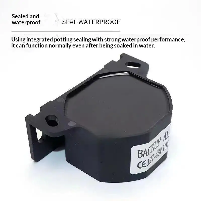 Heavy Duty Car Backup Warning Alarm 12-48V Waterproof Loud Reverse Buzzer Horn for Commercial Truck Trailer Fleet