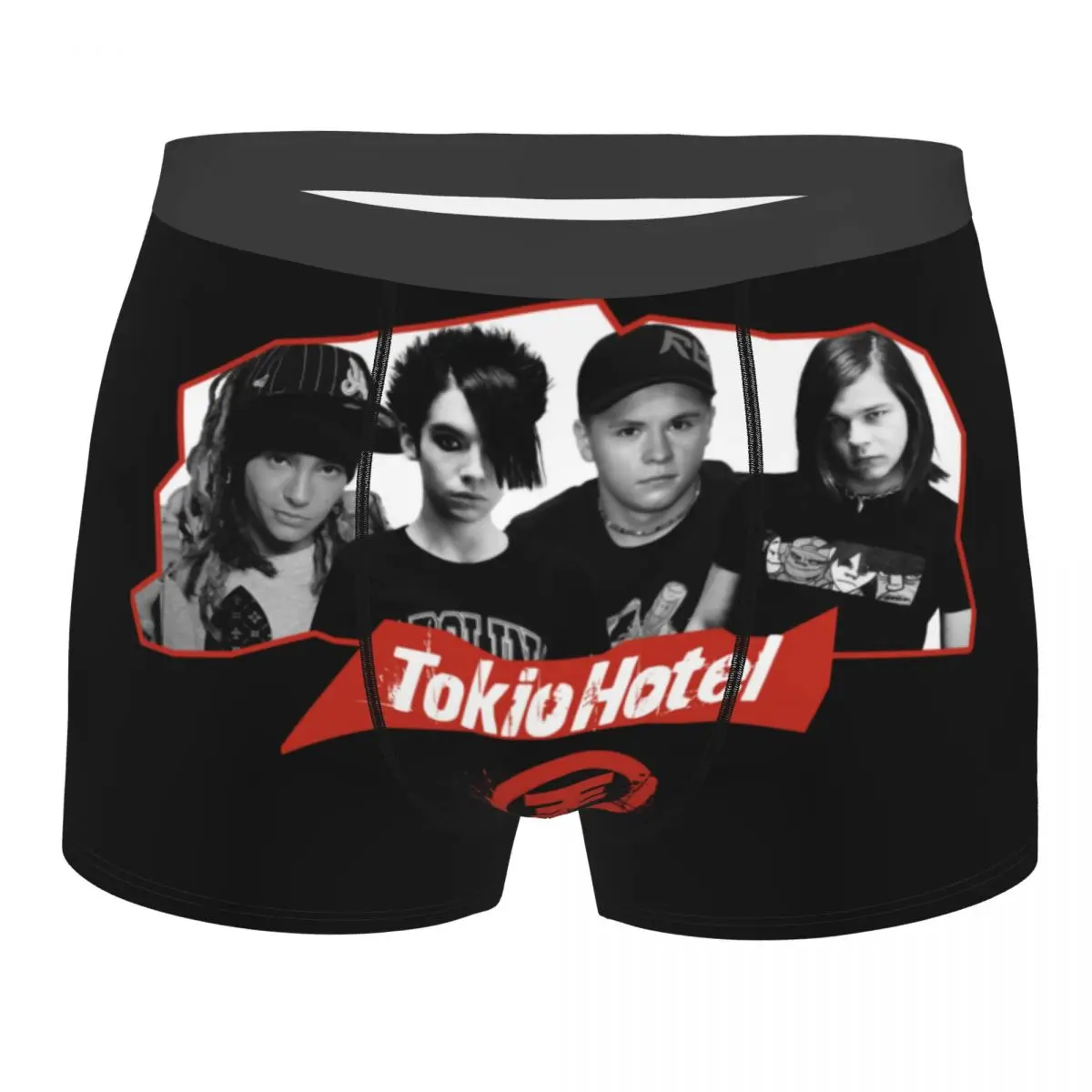 

Tokio Hotels Heavy Metal Pop Rock Underwear Men Sexy Printed Customized Boxer Shorts Panties