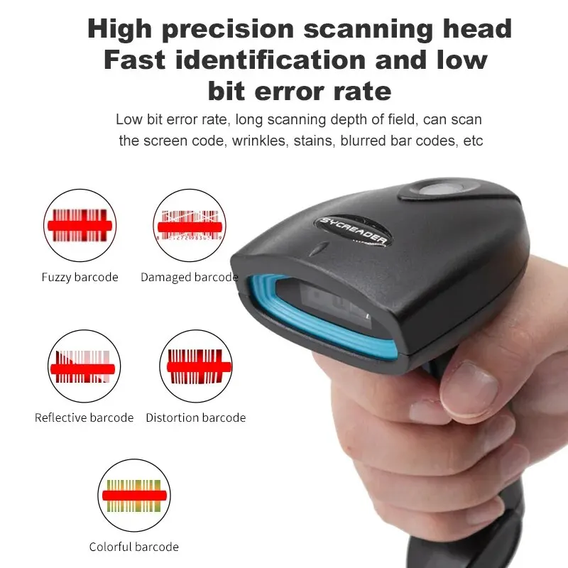 Universal Handheld CCD Wired 1D EAN UPC Barcode Scanner Data Collector Bar Code Reader U1C For Warehouse Logistic Management