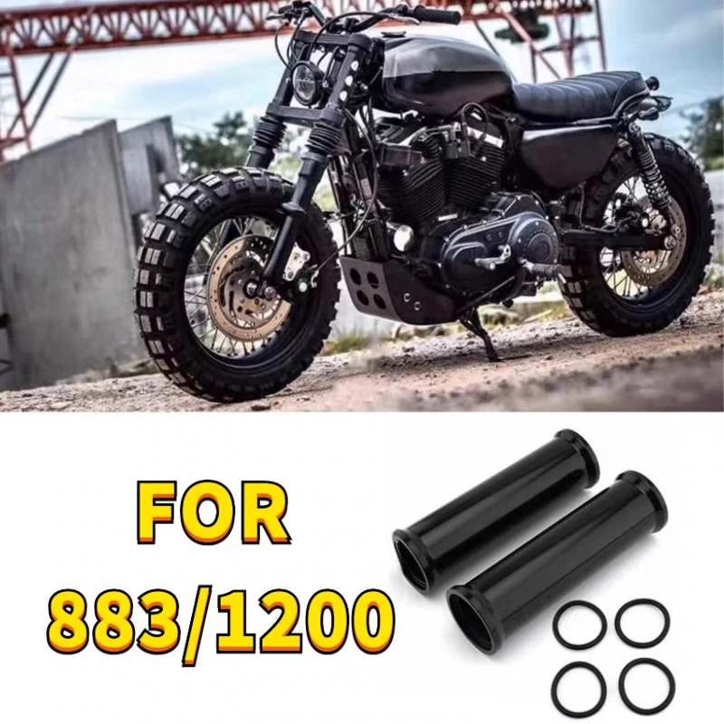 

Motorcycle 180MM Front Fork Boot Slider Covers Upper Shock Absorber Cover For Harley Sportster XL 1200 883 Iron Roadster Custom